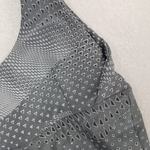 ABS2B Fitness Apparel Size S Sports Bra Top Athletic Workout Stretch Gray - Picture 3 of 5